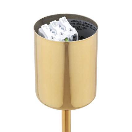 Brilagi - Deckenleuchte mit Stange MONTE 5xE27/60W/230V creme/gold