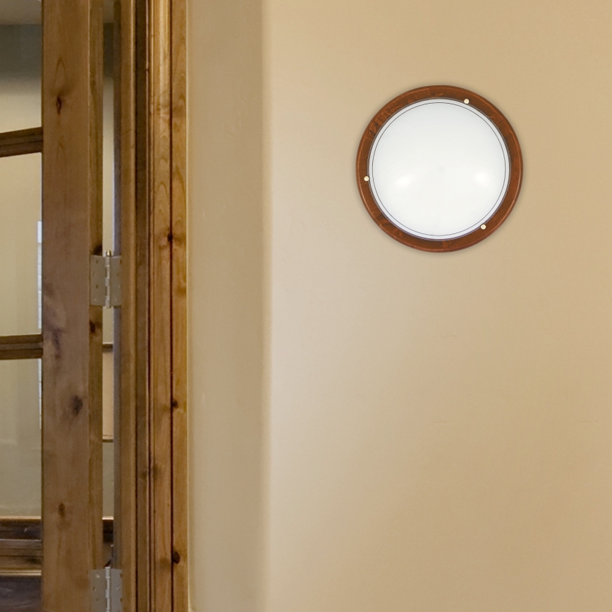 Brilagi - Deckenleuchte ORBIS 1xE27/60W/230V Ø 30 cm Kiefer