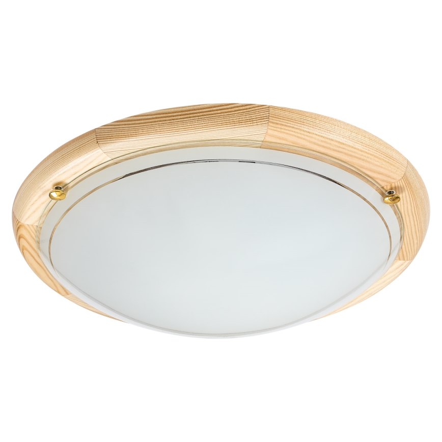 Brilagi - Deckenleuchte ORBIS 2xE27/60W/230V Ø 38 cm Kiefer