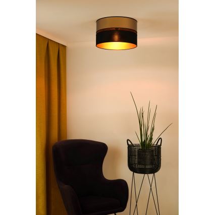 Brilagi - Deckenleuchte ROYAL 1xE27/15W/230V d 40 cm schwarz/golden