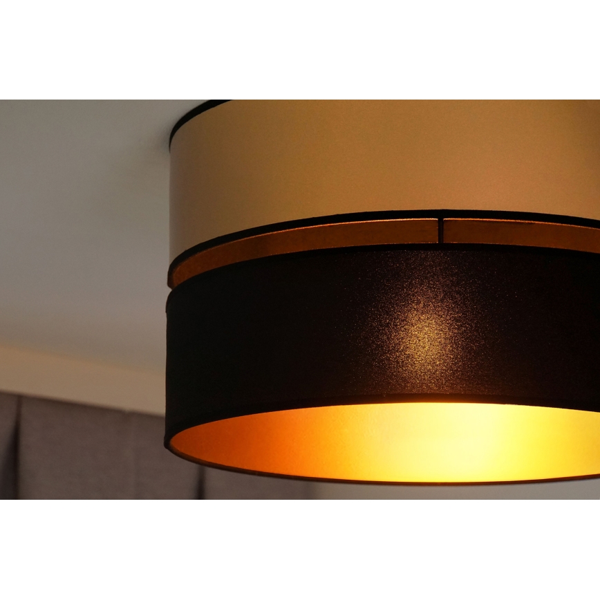 Brilagi - Deckenleuchte ROYAL 1xE27/15W/230V d 40 cm schwarz/golden