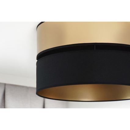 Brilagi - Deckenleuchte ROYAL 1xE27/15W/230V d 40 cm schwarz/golden