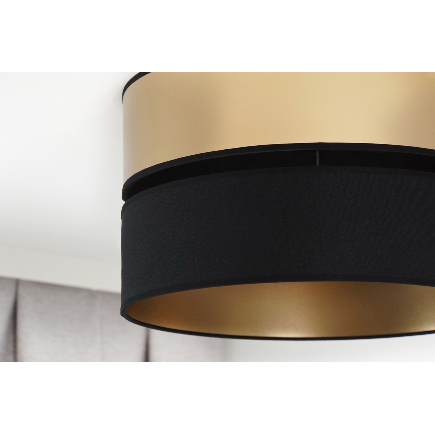 Brilagi - Deckenleuchte ROYAL 1xE27/15W/230V d 40 cm schwarz/golden