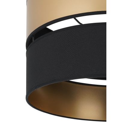 Brilagi - Deckenleuchte ROYAL 1xE27/15W/230V d 40 cm schwarz/golden