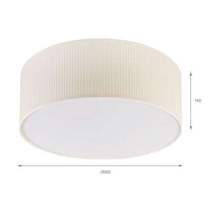 Brilagi - Deckenleuchte SIRIJA MODERN 2xE27/60W/230V Ø 35 cm cremefarben