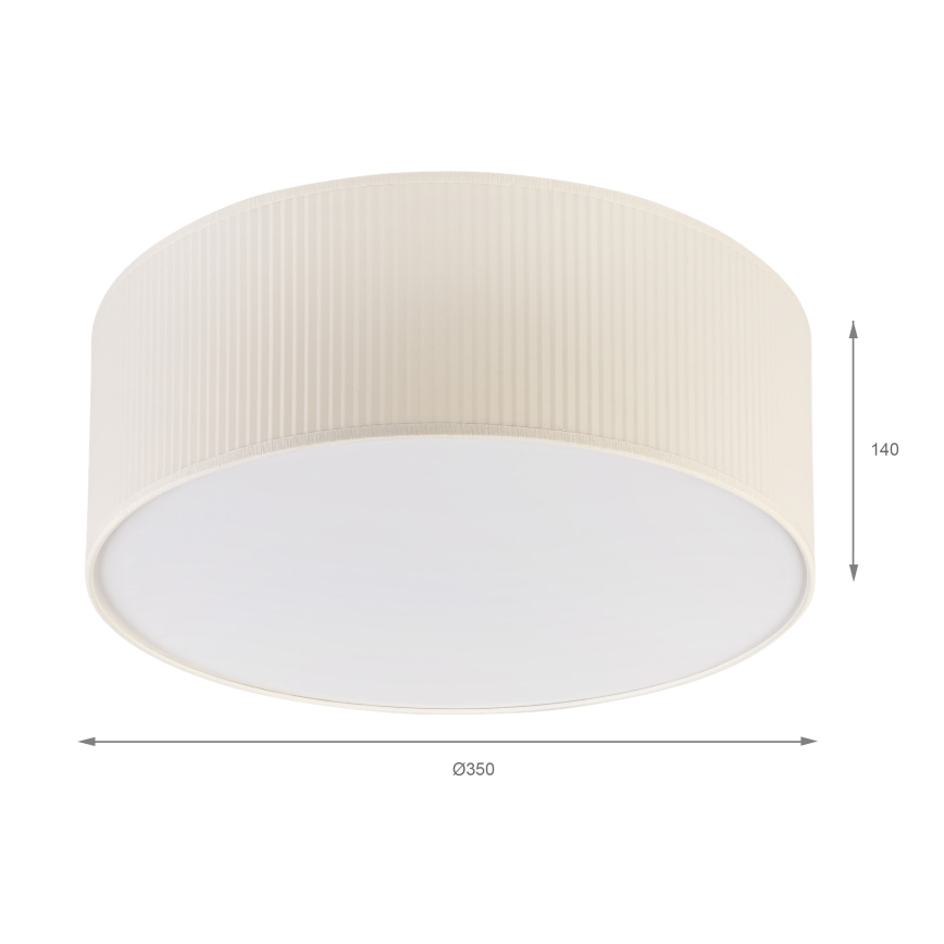 Brilagi - Deckenleuchte SIRIJA MODERN 2xE27/60W/230V Ø 35 cm cremefarben