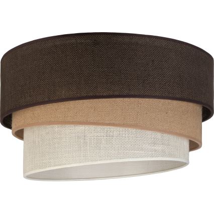 Brilagi - Deckenleuchte TRIO 3xE27/60W/230V Ø 60 cm braun/beige/weiß