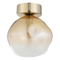 Brilagi - Deckenleuchte VULCANO 1xG9/8W/230V gold/rauchbeige