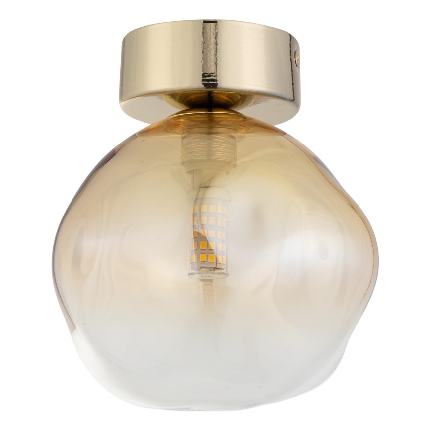 Brilagi - Deckenleuchte VULCANO 1xG9/8W/230V gold/rauchbeige