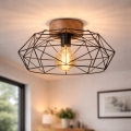 BRILAGI - Deckenleuchte WOODY BASKET 1xE27/60W/230V Ø 40 cm Eiche