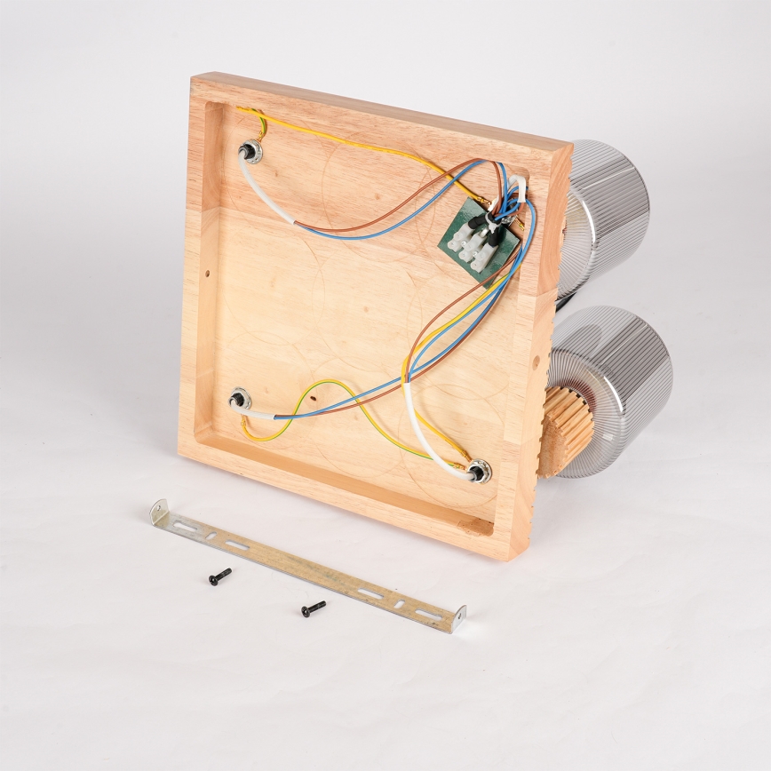 Brilagi - Deckenspot HYGGE 4xE14/15W/230V Gummibaumholz/rauchfarben