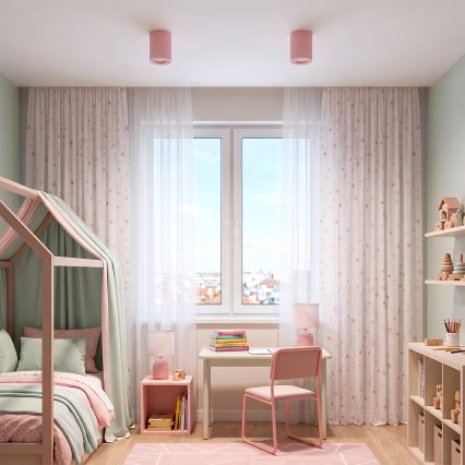 BRILAGI - Deckenspot MIA 1xGU10/30W/230V 100x80 mm rosa