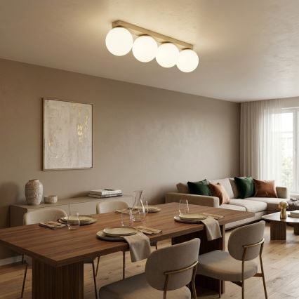 Brilagi - Deckenspot MILO 4xE27/60W/230V beige/gold