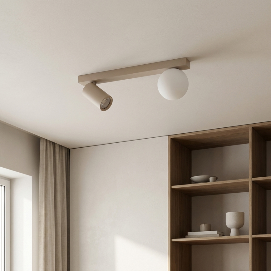 Brilagi - Deckenspot SELE BALL 1xGU10/30W/230V + 1xG9/10W beige