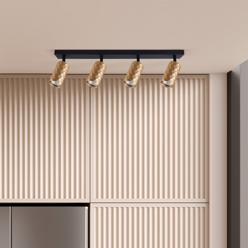 Brilagi - Deckenstrahler SELE DIAMANT 4xGU10/30W/230V goldfarben