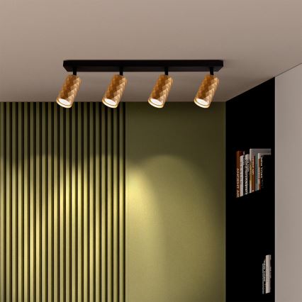 Brilagi - Deckenstrahler SELE DIAMANT 4xGU10/30W/230V goldfarben