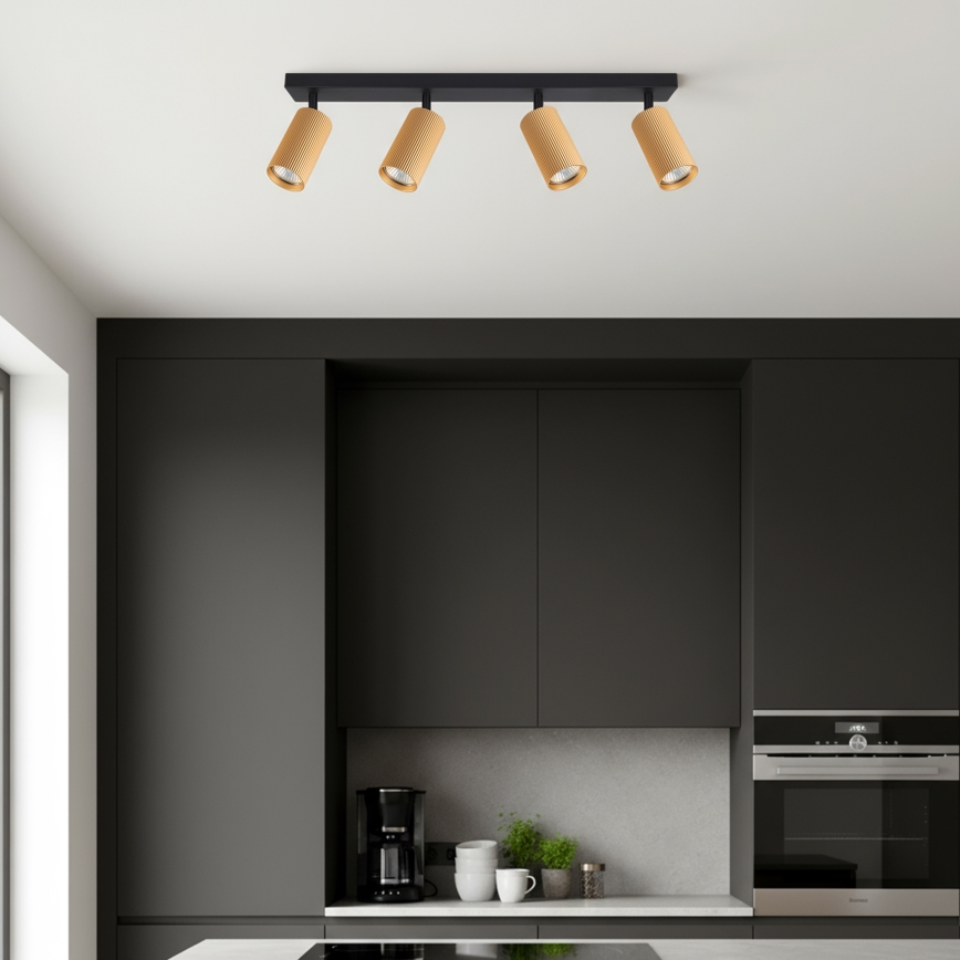 Brilagi - Deckenstrahler SELE MODERN 4xGU10/30W/230V goldfarben