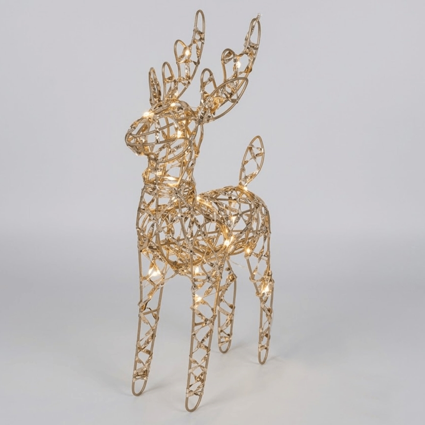 BRILAGI - Décoration de Noël 50xLED/3xAA IP20 blanc chaud
