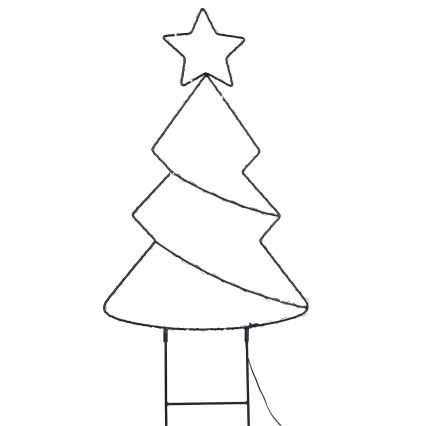 Brilagi - Décoration de Noël extérieure LED/3xAA IP44, sapin