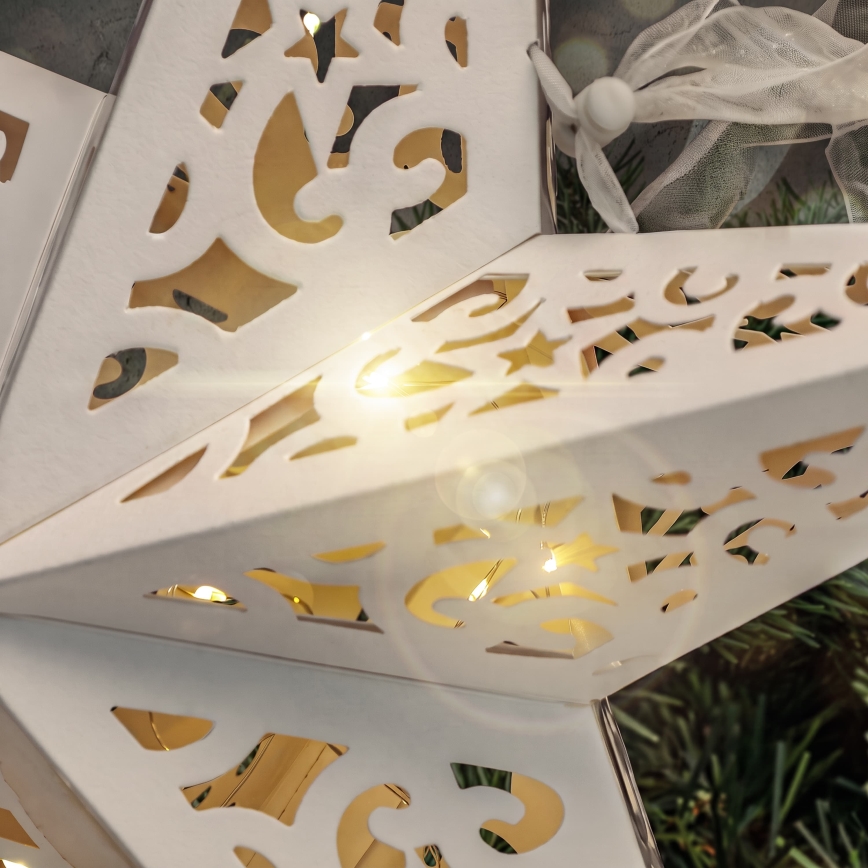 BRILAGI - Décoration de Noël LED/2xAA 60 cm étoile