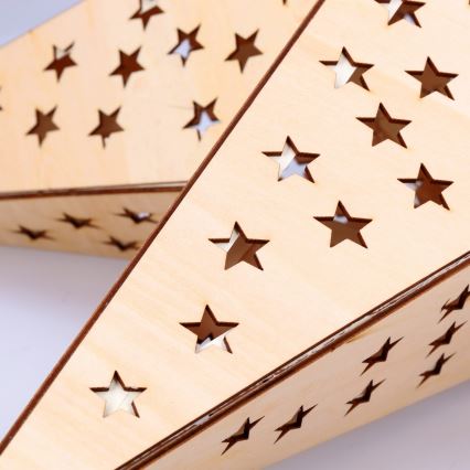 Brilagi - décoration de Noël LED, alimentation 2×AA, étoile lumineuse 59 × 55 cm