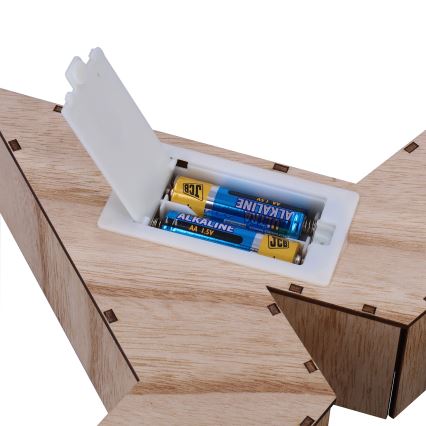 Brilagi - Décoration de Noël LED LED/2xAA 38x40 cm étoile