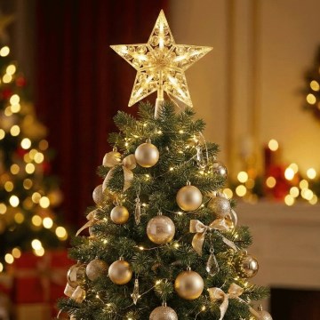 BRILAGI - décoration de Noël LED LED/3xAA 21 cm étoile blanc chaud