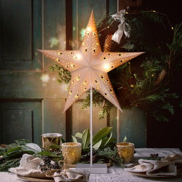 Brilagi - Decorazione natalizia a LED/3xAA 66x45 cm stella