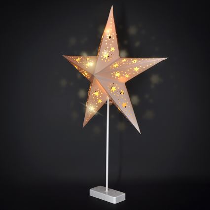 Brilagi - Decorazione natalizia a LED/3xAA 66x45 cm stella