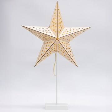 Brilagi - Decorazione natalizia a LED/3xAA a forma di stella