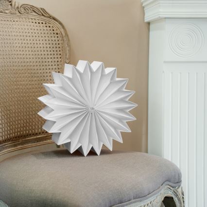 Brilagi - Decorazione natalizia a LED, fiocco di neve 30 cm, alimentazione 2x AA