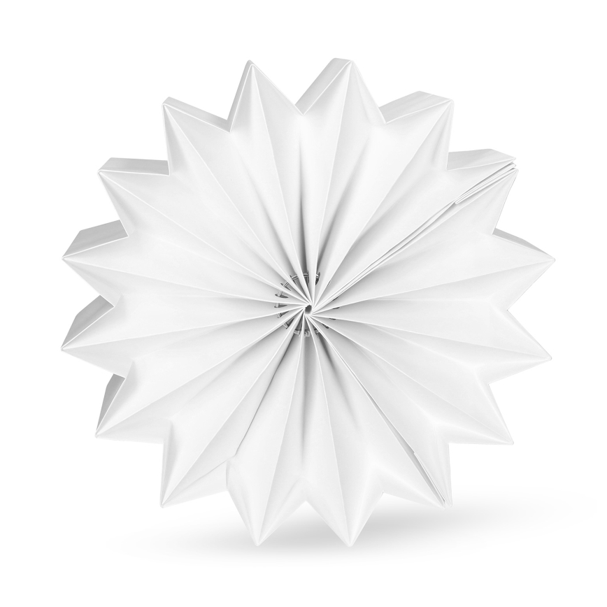 Brilagi - Decorazione natalizia a LED, fiocco di neve 30 cm, alimentazione 2x AA