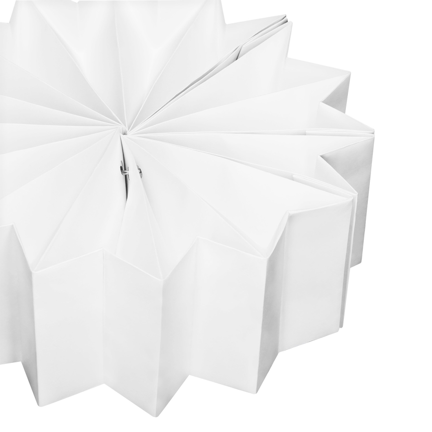 Brilagi - Decorazione natalizia a LED, fiocco di neve 30 cm, alimentazione 2x AA