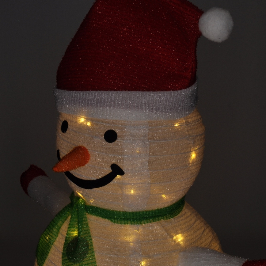 Brilagi - Decorazione natalizia da esterno a LED 40xLED/3xAA IP44 pupazzo di neve