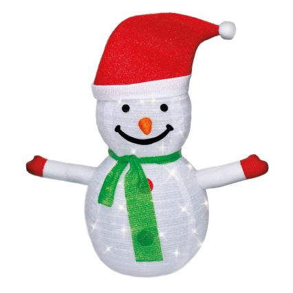 Brilagi - Decorazione natalizia da esterno a LED 40xLED/3xAA IP44 pupazzo di neve