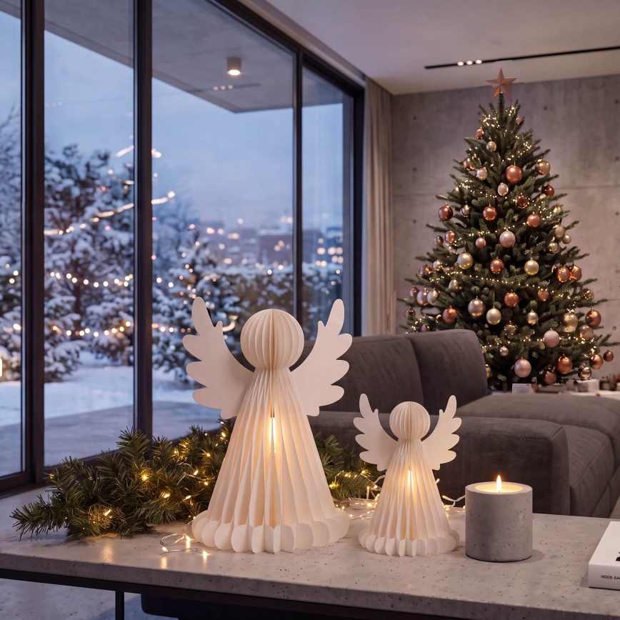 BRILAGI - Decorazione natalizia LED/3xAA angelo