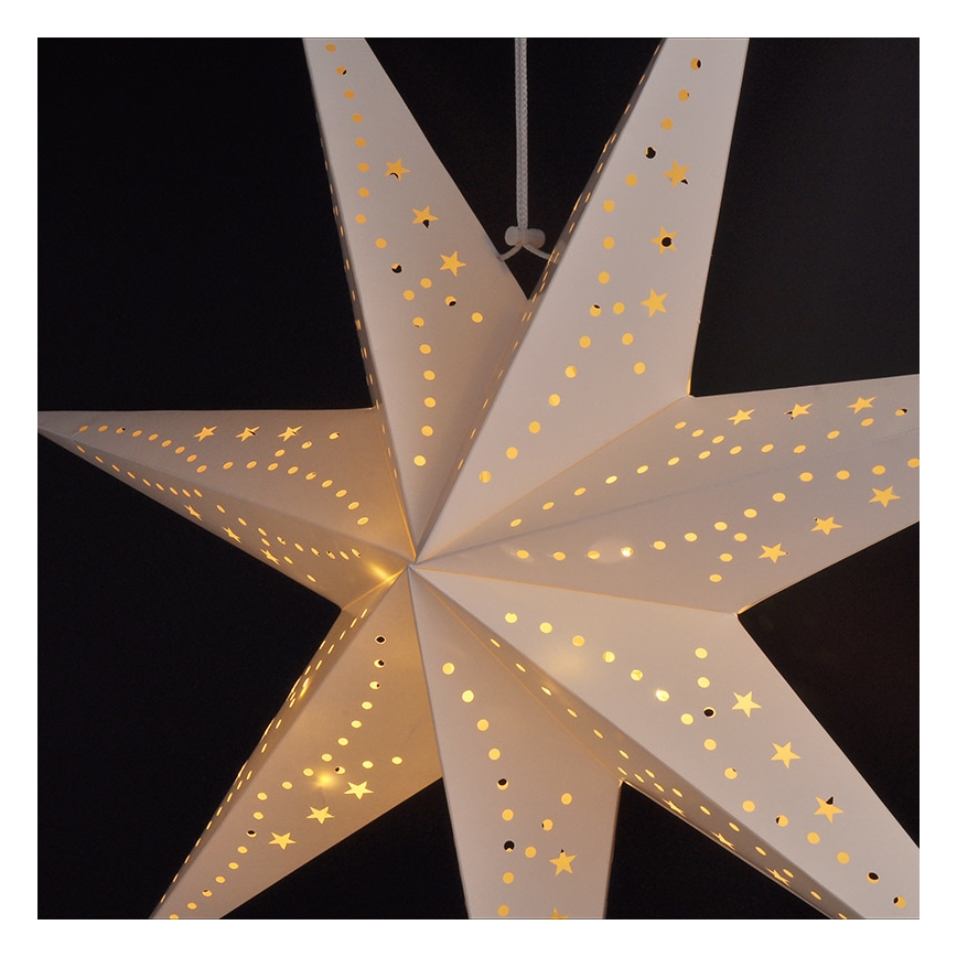 Brilagi - Decorazione natalizia LED LED/2xAA stella bianco caldo