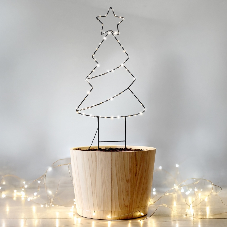 Brilagi - decorazione natalizia LED per esterni, alimentazione 3xAA, IP44, alberello