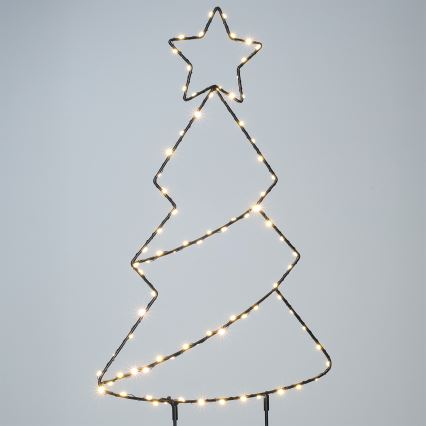 Brilagi - decorazione natalizia LED per esterni, alimentazione 3xAA, IP44, alberello