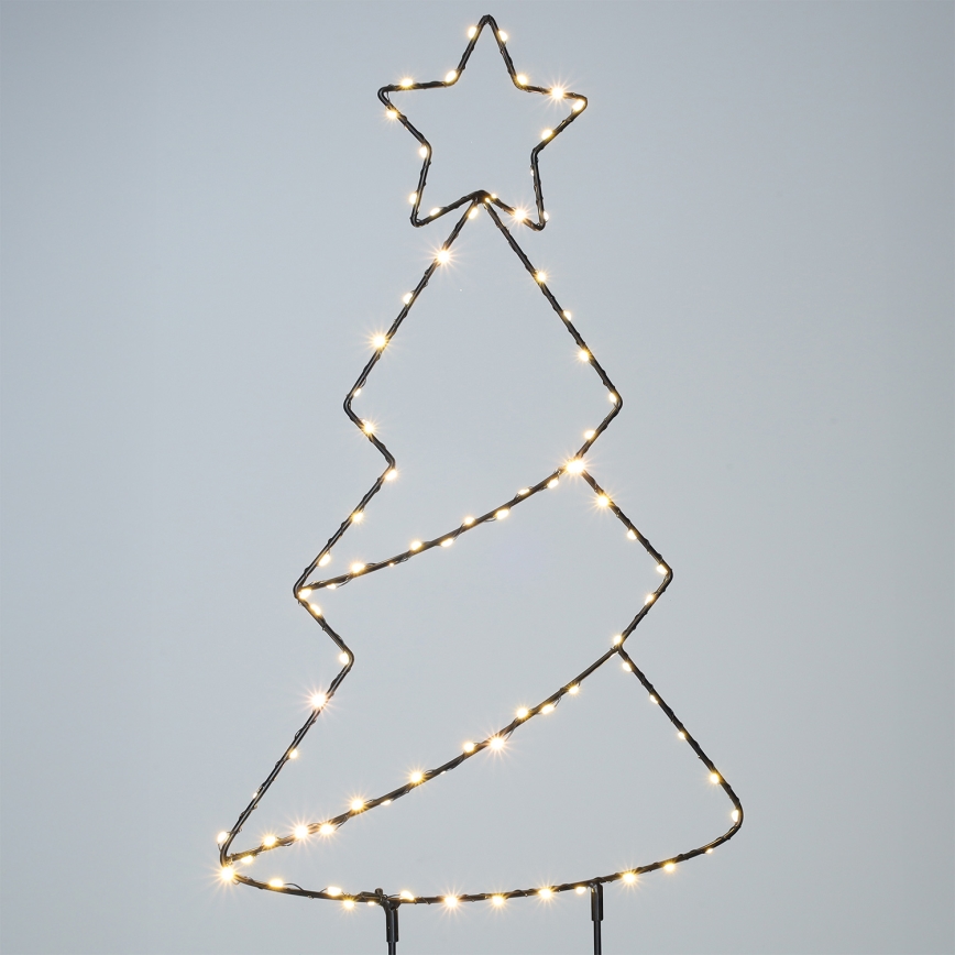 Brilagi - decorazione natalizia LED per esterni, alimentazione 3xAA, IP44, alberello