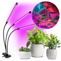 BRILAGI - Dimmbare, flexible LED-Tischleuchte mit Klemme für die Pflanzenzucht VITABLOOM 3xLED/10W/230V schwarz