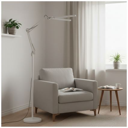 Brilagi - dimmbare, flexible LED-Stehlampe VARIO LED/14W/230V 3000-6000K 157 cm weiß