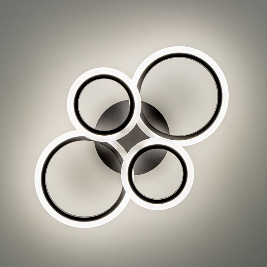 Brilagi - Dimmbare LED-Aufbauleuchte ORBITS LED/50W/230V 3000-6500K anthrazit + Fernbedienung
