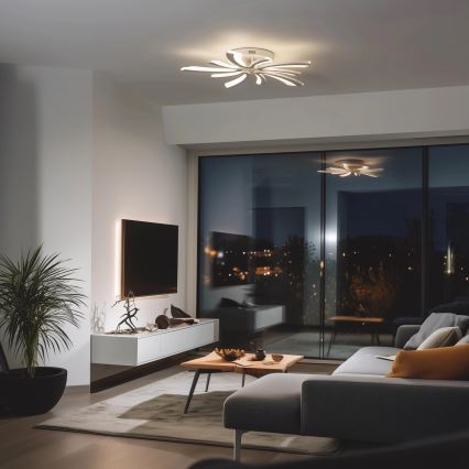 Brilagi - Dimmbare LED-Aufbauleuchte TWIST LED/55W/230V 3000-6500K weiß + Fernbedienung