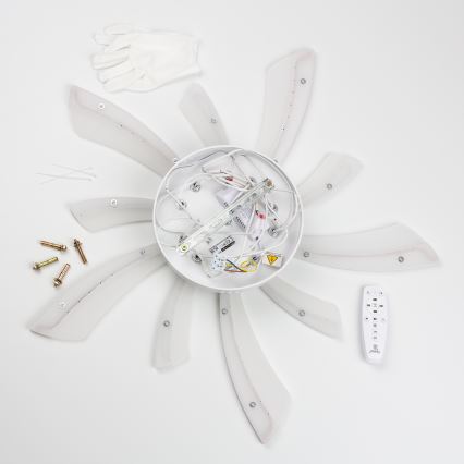 Brilagi - Dimmbare LED-Aufbauleuchte TWIST LED/55W/230V 3000-6500K weiß + Fernbedienung