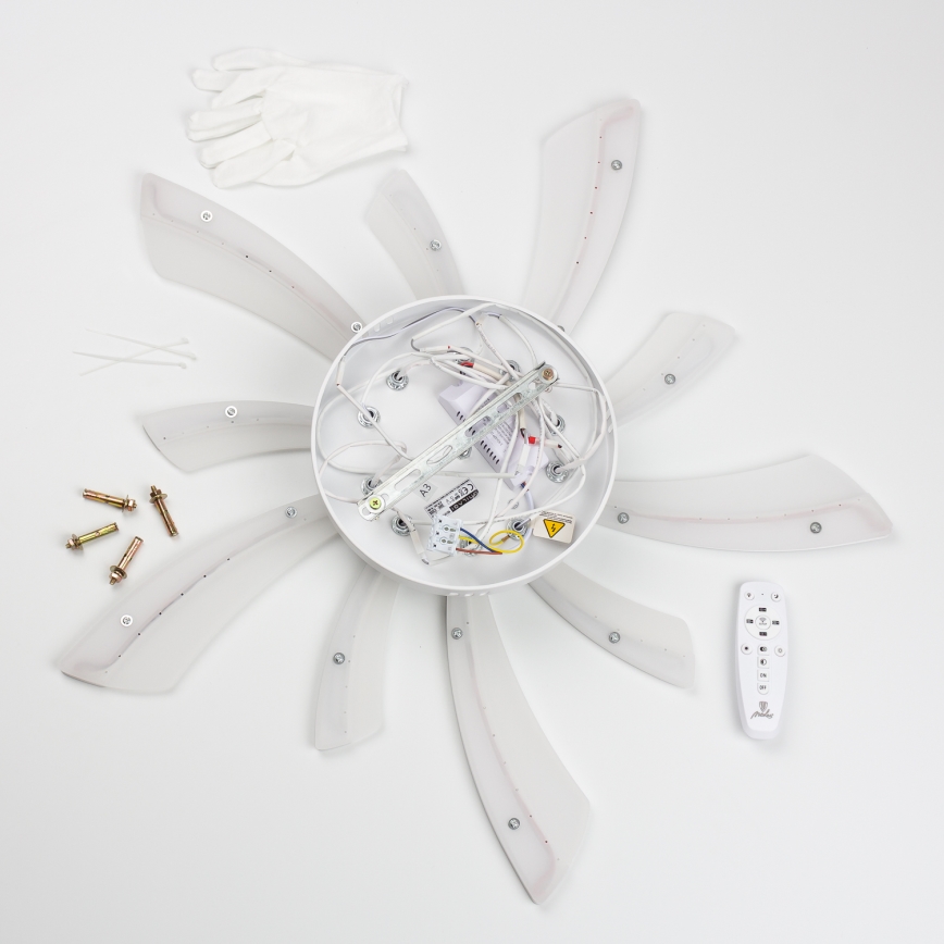 Brilagi - Dimmbare LED-Aufbauleuchte TWIST LED/55W/230V 3000-6500K weiß + Fernbedienung
