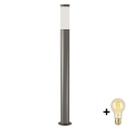 Brilagi - Dimmbare LED-Außenleuchte ELIA 1xE27/6W/230V 2700-6500K IP44 Wi-Fi 100 cm mattchrom