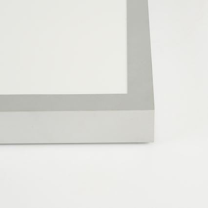 Brilagi - Dimmbare LED-Deckenleuchte für Badezimmer FRAME SMART LED/50W/230V 120x30 cm 3000-6000K IP44 silbern + Fernbedienung