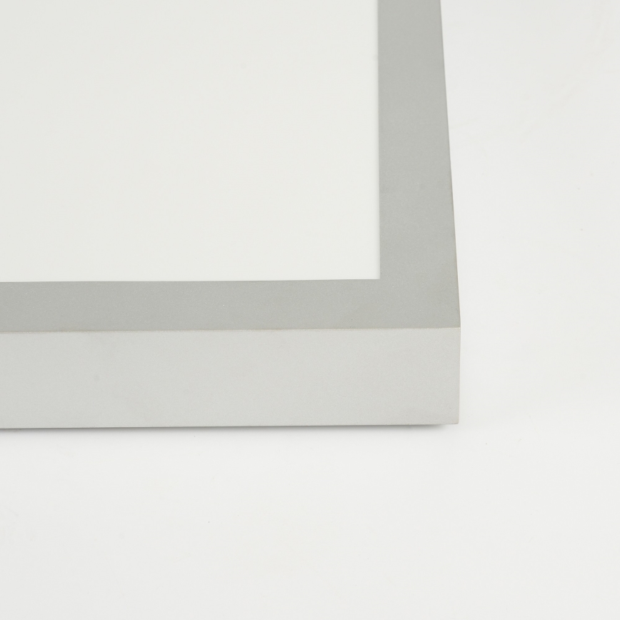 Brilagi - Dimmbare LED-Deckenleuchte für Badezimmer FRAME SMART LED/50W/230V 120x30 cm 3000-6000K IP44 silbern + Fernbedienung