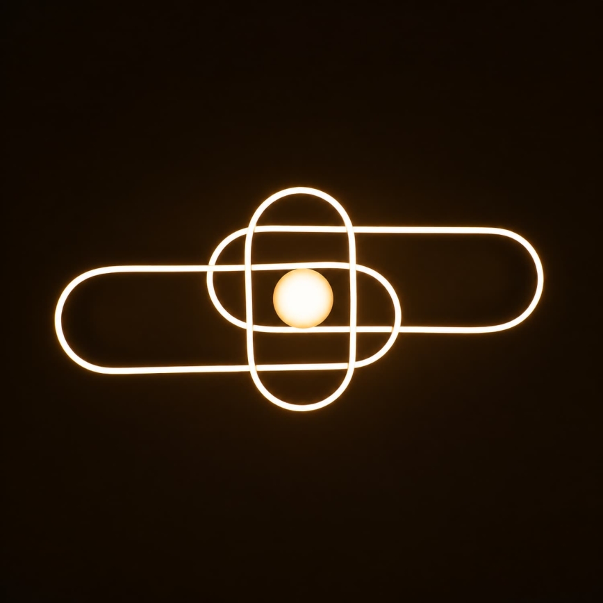 BRILAGI - LED-dimmbare Deckenleuchte APOLLO LED/58W/230V 3000-6500K 43,2x101,2 cm mattchrom + Fernbedienung